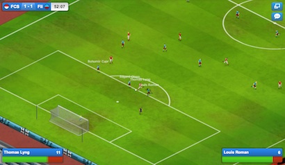 Virtual Manager Online football game